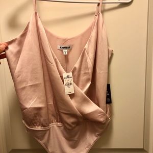 Pink thong bodysuit